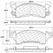 Centric Parts FLEET PERFORMANCE BRAKE PAD W/HARDWARE 306.0052 - alternate 4